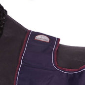EQUITHÈME Uitrijdeken Tyrex 1200D Polar Fleece Navy/Burgundy EQUITHÈME Uitrijdeken Tyrex 1200D Polar Fleece Navy/Burgundy