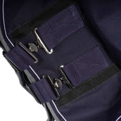EQUITHÈME Turnout Rug Tyrex Combo 600D 200g Navy/Grijs Dots EQUITHÈME Turnout Rug Tyrex Combo 600D 200g Navy/Grijs Dots