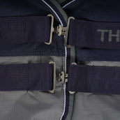 EQUITHÈME Turnout Rug Tyrex 600D 0g Navy/Grijs Dots EQUITHÈME Turnout Rug Tyrex 600D 0g Navy/Grijs Dots