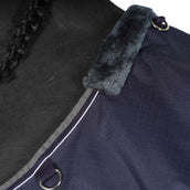 EQUITHÈME Turnout Rug Tyrex 600D 300g Navy/Grijs Dots EQUITHÈME Turnout Rug Tyrex 600D 300g Navy/Grijs Dots