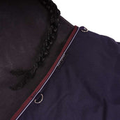 EQUITHÈME Outdoordeken Tyrex 1200D 300g Navy/Bordeaux EQUITHÈME Outdoordeken Tyrex 1200D 300g Navy/Bordeaux