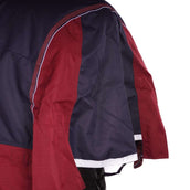 EQUITHÈME Outdoordeken Tyrex 1200D 50g Navy/Bordeaux EQUITHÈME Outdoordeken Tyrex 1200D 50g Navy/Bordeaux