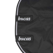 Bucas Trotting Turnout Combi Neck Zwart/Wit Bucas Trotting Turnout Combi Neck Zwart/Wit