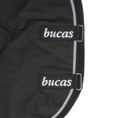 Bucas Trotting Turnout Combi Neck Zwart/Wit Bucas Trotting Turnout Combi Neck Zwart/Wit