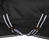 Bucas Trotting Turnout 200g Zwart/Wit Bucas Trotting Turnout 200g Zwart/Wit