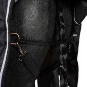 Bucas Trotting Turnout 200g Zwart/Wit Bucas Trotting Turnout 200g Zwart/Wit