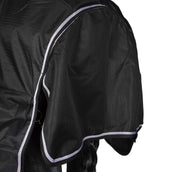 Bucas Trotting Turnout 200g Zwart/Wit Bucas Trotting Turnout 200g Zwart/Wit