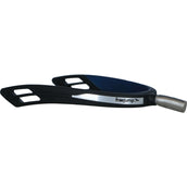 Freejump Knopsporen Spur'on Extra Lang Zwart/Pearl Blue Freejump Knopsporen Spur'on Extra Lang Zwart/Pearl Blue