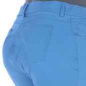 HKM Rijbroek Sunshine Siliconen Kniestukken Jeansblauw HKM Rijbroek Sunshine Siliconen Kniestukken Jeansblauw