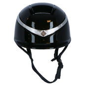 Charles Owen Cap Halo Luxe Zwart/Platinum Gloss Charles Owen Cap Halo Luxe Zwart/Platinum Gloss