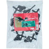 Kerbl Poortisolator X³ Gegalvaniseerd 6mm 10 Stuks Zwart Kerbl Poortisolator X³ Gegalvaniseerd 6mm 10 Stuks Zwart