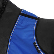 EQUITHÈME Uitrijdeken Tyrex 1200D Fleece Blauw/Zwart EQUITHÈME Uitrijdeken Tyrex 1200D Fleece Blauw/Zwart