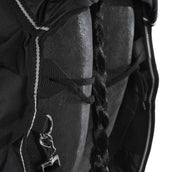 Riding World Regendeken Oxford 300D Fleece Voering 0g Zwart Riding World Regendeken Oxford 300D Fleece Voering 0g Zwart