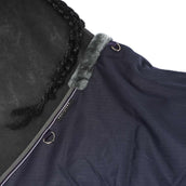 EQUITHÈME Regendeken Tyrex 600D 50g Navy/Grijs Dots EQUITHÈME Regendeken Tyrex 600D 50g Navy/Grijs Dots