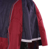EQUITHÈME Outdoordeken Tyrex 1200D 150g met Halve Hals Navy/Bordeaux EQUITHÈME Outdoordeken Tyrex 1200D 150g met Halve Hals Navy/Bordeaux