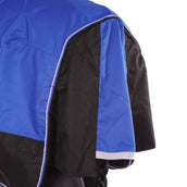 EQUITHÈME Outdoordeken Tyrex 1200D Aisance 300g met Halve Hals Blauw/Zwart EQUITHÈME Outdoordeken Tyrex 1200D Aisance 300g met Halve Hals Blauw/Zwart