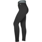 EQUITHÈME Rijlegging Tea Pull-On Siliconen Kniestukken Zwart/Kaki EQUITHÈME Rijlegging Tea Pull-On Siliconen Kniestukken Zwart/Kaki