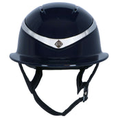 Charles Owen Cap Halo Luxe Navy/Platinum Gloss Charles Owen Cap Halo Luxe Navy/Platinum Gloss