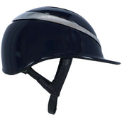 Charles Owen Cap Halo Luxe Navy/Platinum Gloss Charles Owen Cap Halo Luxe Navy/Platinum Gloss