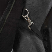 Harry's Horse Fleecedeken met Oprolbare Hals Zwart Harry's Horse Fleecedeken met Oprolbare Hals Zwart