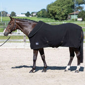 Harry's Horse Fleecedeken met Oprolbare Hals Zwart Harry's Horse Fleecedeken met Oprolbare Hals Zwart