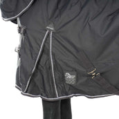 Harry's Horse Outdoordeken Thor 200g met Hals Ebony Harry's Horse Outdoordeken Thor 200g met Hals Ebony