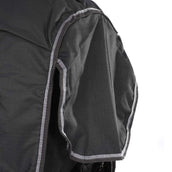 Harry's Horse Outdoordeken Thor 200g met Hals Ebony Harry's Horse Outdoordeken Thor 200g met Hals Ebony