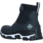 Muck Boot Stalschoenen Apex Zip Dames Zwart/Wit Muck Boot Stalschoenen Apex Zip Dames Zwart/Wit