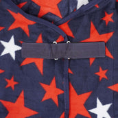 HB Harry & Hector Fleece deken Star Blauw HB Harry & Hector Fleece deken Star Blauw