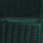Kentucky Zadeldekje Velvet Pearls Dressuur Pine Green Kentucky Zadeldekje Velvet Pearls Dressuur Pine Green