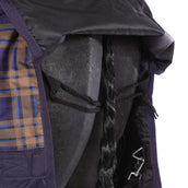 HKM High Neck Deken Providence Karo 1200D 300g Wattenvulling Navy/Bruin Geruit HKM High Neck Deken Providence Karo 1200D 300g Wattenvulling Navy/Bruin Geruit