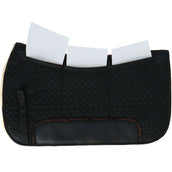 F.R.A. Westernpad De Luxe Extra Volbont 3vaks met Inlagen Zwart/Naturel F.R.A. Westernpad De Luxe Extra Volbont 3vaks met Inlagen Zwart/Naturel