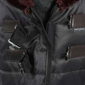 EQUITHÈME Staldeken Teddy 200g Zwart/Bruin EQUITHÈME Staldeken Teddy 200g Zwart/Bruin