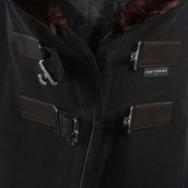 EQUITHÈME Fleecedeken Teddy Zwart/Bruin EQUITHÈME Fleecedeken Teddy Zwart/Bruin