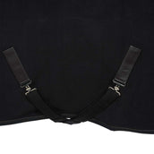 EQUITHÈME Fleecedeken Teddy Zwart/Bruin EQUITHÈME Fleecedeken Teddy Zwart/Bruin