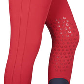 EQODE by Equiline Rijbroek Delma Knie Grip Cherry EQODE by Equiline Rijbroek Delma Knie Grip Cherry