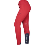 EQODE by Equiline Rijbroek Delma Knie Grip Cherry EQODE by Equiline Rijbroek Delma Knie Grip Cherry