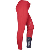EQODE by Equiline Rijbroek Delma Knie Grip Cherry EQODE by Equiline Rijbroek Delma Knie Grip Cherry