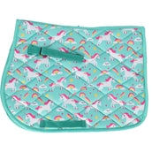 HB Zadeldekje Unicorn Shetland Mintgroen HB Zadeldekje Unicorn Shetland Mintgroen