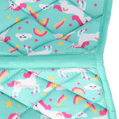 HB Zadeldekje Unicorn Shetland Mintgroen HB Zadeldekje Unicorn Shetland Mintgroen