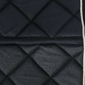 HB Zadeldekje Sparkling Glitter Dressuur Zwart HB Zadeldekje Sparkling Glitter Dressuur Zwart