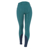 EQODE by Equiline Rijbroek Donna Full Grip Hoge Taille Groen EQODE by Equiline Rijbroek Donna Full Grip Hoge Taille Groen
