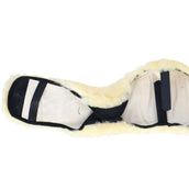 HKM Singel Lamsvel Zwart/Naturel HKM Singel Lamsvel Zwart/Naturel