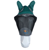 Shires Vliegenmasker Deluxe met Oren Groen Shires Vliegenmasker Deluxe met Oren Groen