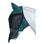 Shires Vliegenmasker Deluxe met Oren en Neus Groen Shires Vliegenmasker Deluxe met Oren en Neus Groen