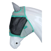 Shires Vliegenmasker Air Motion met Oren Aqua Shires Vliegenmasker Air Motion met Oren Aqua