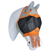 Shires Vliegenmasker Air Motion met Oren en Franjes Oranje Shires Vliegenmasker Air Motion met Oren en Franjes Oranje