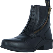 Mountain Horse Jodhpurs Veganza Side Zip Paddock Zwart Mountain Horse Jodhpurs Veganza Side Zip Paddock Zwart