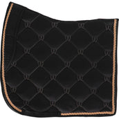 Waldhausen Zadeldekje Valencia Dressuur Zwart/Rosegold Waldhausen Zadeldekje Valencia Dressuur Zwart/Rosegold