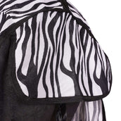 Waldhausen Vliegenuitrijdeken Zebra met Franjes Zebra Waldhausen Vliegenuitrijdeken Zebra met Franjes Zebra